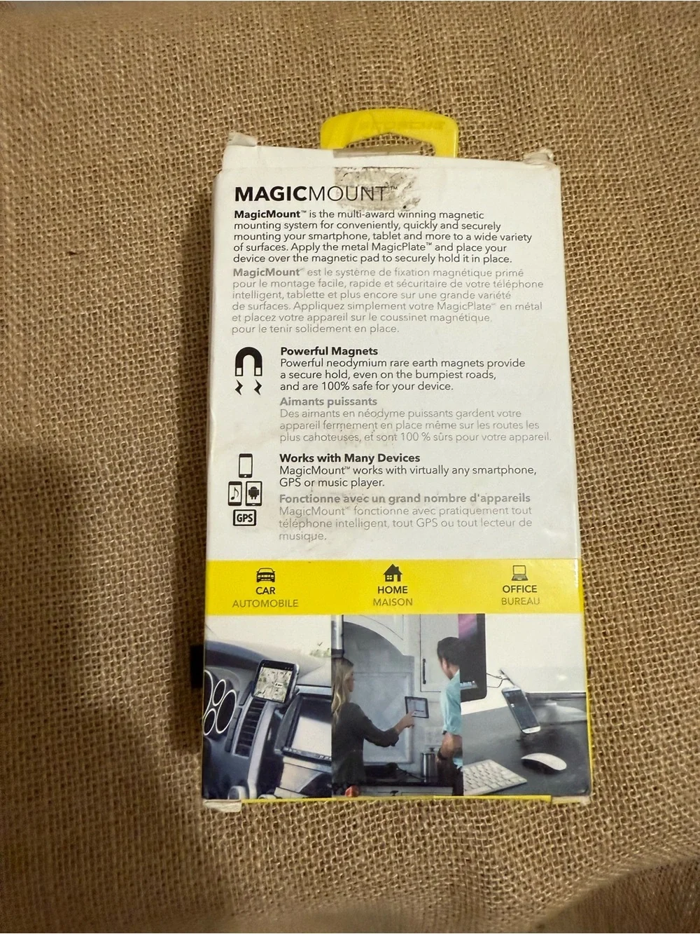 Scosche MagicMount Dash Magnetic Car Mount - Yellow